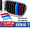 Garniture de calandre BMW Série 7 F01 F02 G11 G12 E65 E66 avant sport Grille M Bandes Performance Donicars