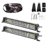 Barre LED calandre 4x4, Camion, Quad et Voiture - Barres LED (x2) double rangée - Lot de 2 Donicars