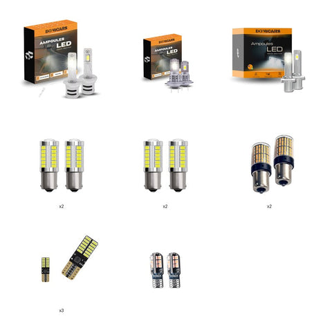 Pack LED CHEVROLET NUBIRA BREAK 2.0 D (2007 à 2011) – Pack Ampoules Extérieur Donicars