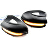 Clignotant Rétroviseur Latéral LED 2PCS pour VW Volkswagen Golf 6 MK6 GTI R20 2008-2014 Donicars