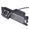 Caméra de recul LED 12V étanche pour Alfa Romeo 156 159 166 147 (1998-2007) Brera Spider 2005+ Donicars